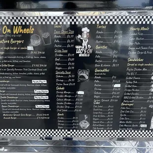 Menu (November 2024)