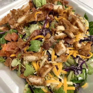 Chicken Strip Salad
