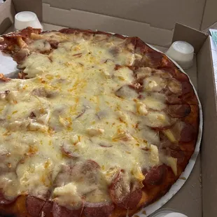 Pepperoni pineapple