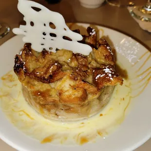 Specials menu- Bananas Bread Pudding