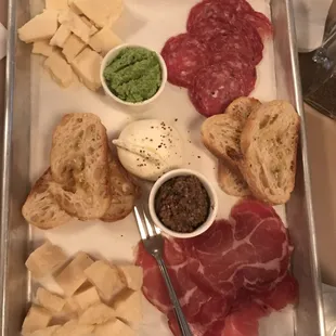 Meat and cheese