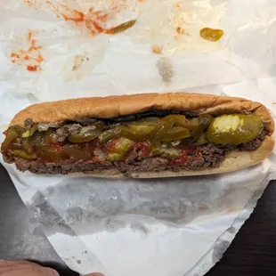 Pickles on it
