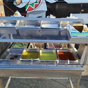 Condiments Bar  04-24-2021