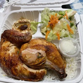 Roasted 1/2 Chicken Plate