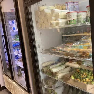 a refrigerator full of food