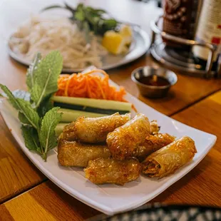 Crispy chicken eggrolls