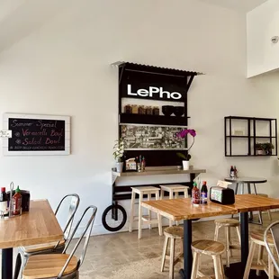 Clean and minimal aesthetic; warm and inviting!