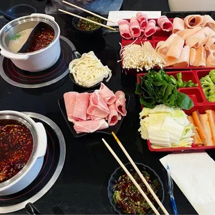 House spicy, Real Pork Bone Soup, Valentine Pot