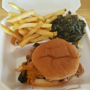 Absolutely delicious! Pulled chicken BBQ sandwhich