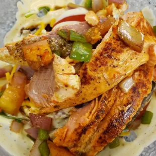 Grilled Salmon Salad...