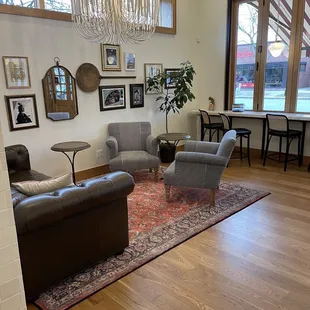 A cozy spot to chat or get some work done