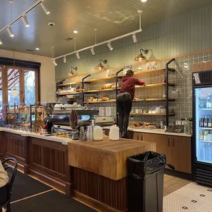 LeRouge Boulangerie interior, ordering counter