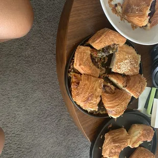 We partitioned each so that we could all try