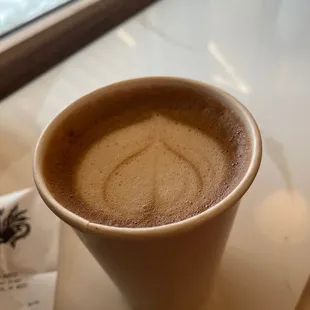 Mocha Latte extra shot of espresso.   Ooooh La La!!