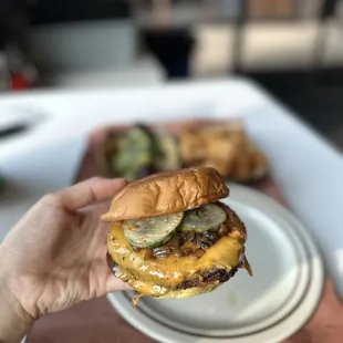 burgers, food