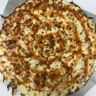 Buffalo chicken pizza