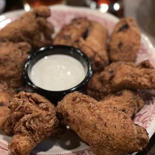 Wings I asked for it to be breaded!