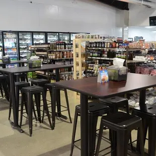 a view of a grocery store