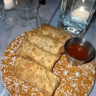 Crab Rangoon Spring Rolls