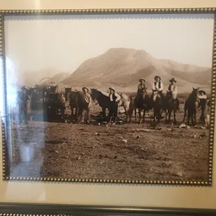 Fun photos in the restaurant