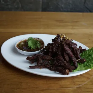 Fried Sun Dried Beef