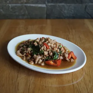 Chicken with basil