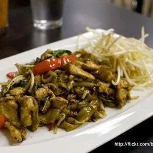 Pad Kee Mow Noodles