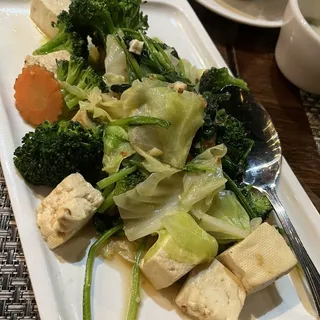 Steamed Mixed Vegetable and Tofu