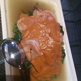 Spinach and Peanut Sauce