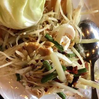 Papaya Salad with Salted Duck Egg