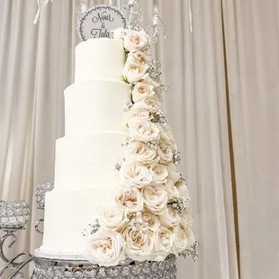 a wedding cake