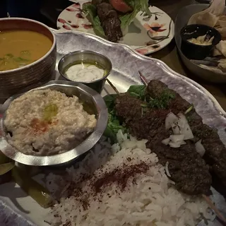 Kafta Beef Platter