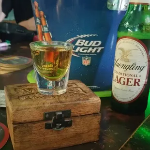 Have a shot of Canadian Club and a beer in memory of Bob the Hat.