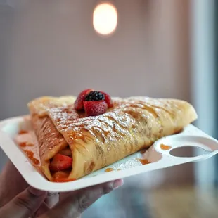 crepes, food