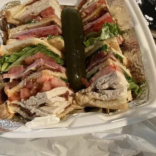 Turkey/ham club I took it to go
