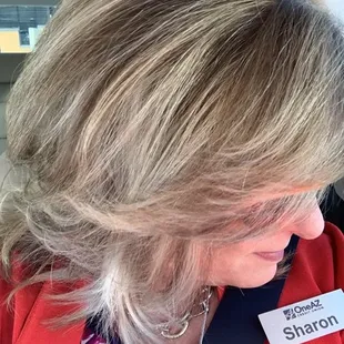 Highlights on brown hair