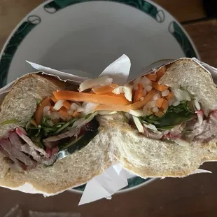 Chinese BBQ Pork Sandwich