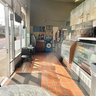 the interior of a restaurant