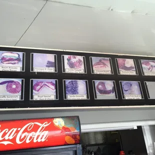 Specials behind the counter menu