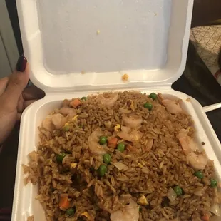 Shrimp fried rice