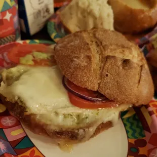 Chicken Pesto Sandwich