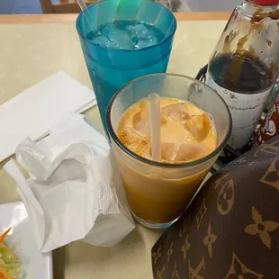 Gotta have my dessert... Thai ice tea