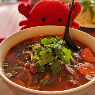 Crabby and bo kho! :D