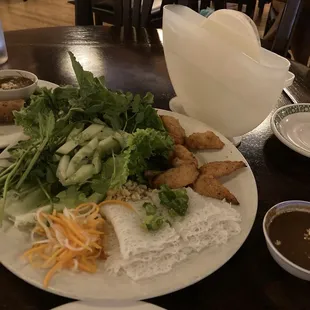 Ship paste on sugarcane make your own fresh rolls $15.95