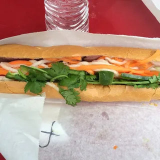 Banh Mi Dac Biet Baguette (Special Combination Sandwich)