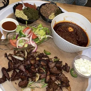 Doro Wot, Kitfo &amp; Beef Tibs