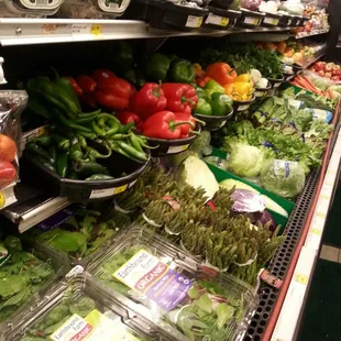 Lots of fresh veggies