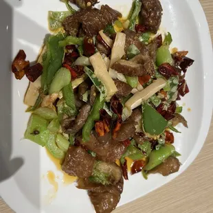 Fried intestines