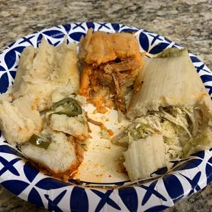 Pork with Red Chili Chicken with green chili Cheese with chili