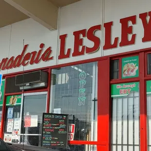 exterior of restaurant